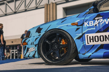 1995 Subaru WRX - Motegi MR159 BATTLE V - Black Wheel Pros